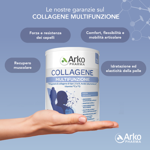 Collagene Arkofarma: Il Segreto per Pelle, Articolazioni e Capelli in Salute