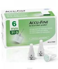 AGO PER PENNA DA INSULINA ACCU-FINE PEN NEEDLE ACCU-CHEK GAUGE 31 X 6MM 100 PEZZI - Farmaciapacini.it