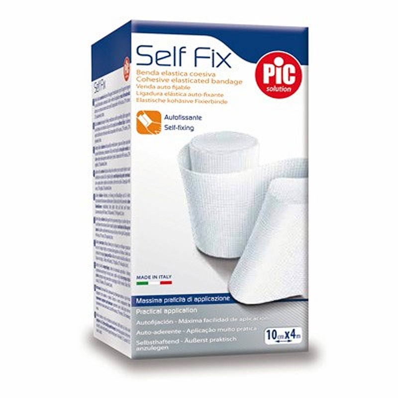 BENDA ELASTICA AUTOADESIVA PIC SELF FIX 10X400 CM FUSTELLA - Farmaciapacini.it