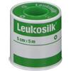 CEROTTO IN ROCCHETTO LEUKOSILK IPOALLERGENICO BIANCO 5X500 CM - Farmaciapacini.it