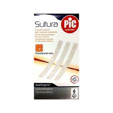 CEROTTO PER SUTURA PIC SOLUTION 6 X 75 MM 6 PEZZI - Farmaciapacini.it