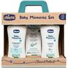 CHICCO BABY MOMENTS SET BAGNOCHIUMA PELLI DELICATE 200 ML + SHAMPOO PELLI DELICATE 200 ML + PASTA CAMBIO PELLI DELICATE 100 ML - Farmaciapacini.it