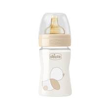 CHICCO BIBERON ORIGINAL 150ML VETRO 1 FORO 1 FORO UNISEX CON TETTARELLA IN CAUCCIU' - Farmaciapacini.it