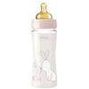 CHICCO BIBERON ORIGINAL 240ML VETRO 1 FORO 1 FORO GIRL CON TETTARELLA IN CAUCCIU' - Farmaciapacini.it