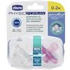 CHICCO GOMMOTTINO GIRL SILICONE 0-2 MESI 2 PEZZI ITA C - Farmaciapacini.it