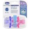 CHICCO GOMMOTTO IN SILICONE GIRL 16-36 MESI 2 PEZZI - Farmaciapacini.it