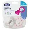 CHICCO SUCCHIETTO COMFORT GIRL SILICONE 2-6 MESI 2 PEZZI - Farmaciapacini.it
