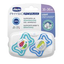 CHICCO SUCCHIETTO LIGHT BOY SILICONE 16-36 MESI 2 PEZZI - Farmaciapacini.it
