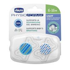 CHICCO SUCCHIETTO LIGHT BOY SILICONE 6-16 MESI 2 PEZZI - Farmaciapacini.it