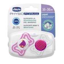 CHICCO SUCCHIETTO LIGHT GIRL SILICONE 16-36 MESI 2 PEZZI - Farmaciapacini.it