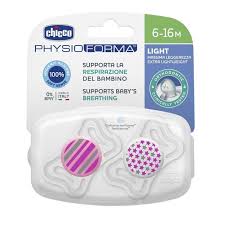 CHICCO SUCCHIETTO LIGHT GIRL SILICONE 6-16 MESI 2 PEZZI - Farmaciapacini.it