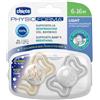 CHICCO SUCCHIETTO LIGHT LUMI SILICONE 6-16M 2 PEZZI - Farmaciapacini.it