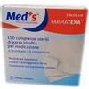 GARZA COMPRESSA MEDS TESSUTO NON TESSUTO PEEL OPEN 7,5X7,5CM 12 PEZZI - Farmaciapacini.it