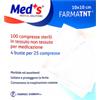 GARZA COMPRESSA MEDS TESSUTO NON TESSUTO 10X10CM 25 PEZZI - Farmaciapacini.it