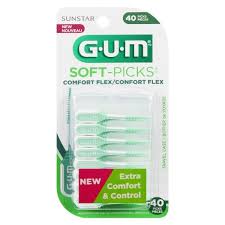 GUM SOFT PICK COMFORT FLEX SCOVOLINO INTERDENTALE 40 PEZZI - Farmaciapacini.it