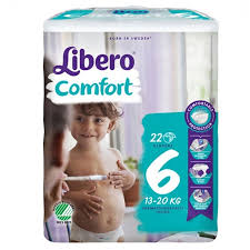 LIBERO COMFORT 6 PANNOLINO PER BAMBINO TAGLIA 13-20 KG 22 PEZZI - Farmaciapacini.it