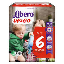 LIBERO UP&GO PANNOLINI 6 13-20 18 PEZZI - Farmaciapacini.it