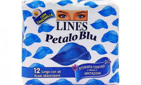 LINES PETALO BLU ASSORBENTE LUNGO CON ALI 10 PEZZI - Farmaciapacini.it