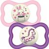 MAM AIR NIGHT SUCCHIETTO 16+ MESI SILICONE FEMMINA 2 PEZZI - Farmaciapacini.it