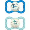 MAM AIR NIGHT SUCCHIETTO 6+ MESI SILICONE MASCHIO 2 PEZZI - Farmaciapacini.it