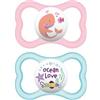 MAM AIR SUCCHIETTO 16+ MESI SILICONE FEMMINA 2 PEZZI - Farmaciapacini.it