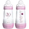 MAM BIBERON EASY START 260 ML 2+ TETTARELLA 2 FEMMINA 2 PEZZI - Farmaciapacini.it