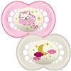 MAM SUCCHIETTO ORIGINAL NIGHT 6+ MESI SILICONE FEMMINA 2 PEZZI - Farmaciapacini.it