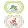 MAM ORIGINAL 6+ SILICONE NEUTRO 2 PEZZI - Farmaciapacini.it