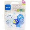 MAM SUCCHIETTO ORIGINAL NIGHT 16+ SILICONE MASCHIO 2 PEZZI - Farmaciapacini.it
