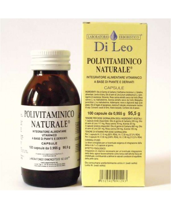 POLIVITAMINICO NATURALE 100 COMPRESSE DI LEO  - Farmaciapacini.it