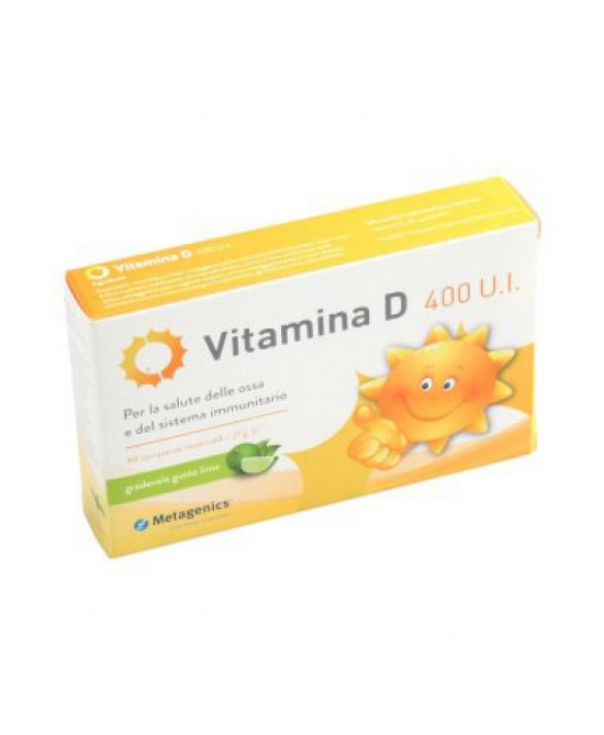 VITAMINA D 400 UI 84 COMPRESSE MASTICABILI GUSTO LIME - Farmaciapacini.it