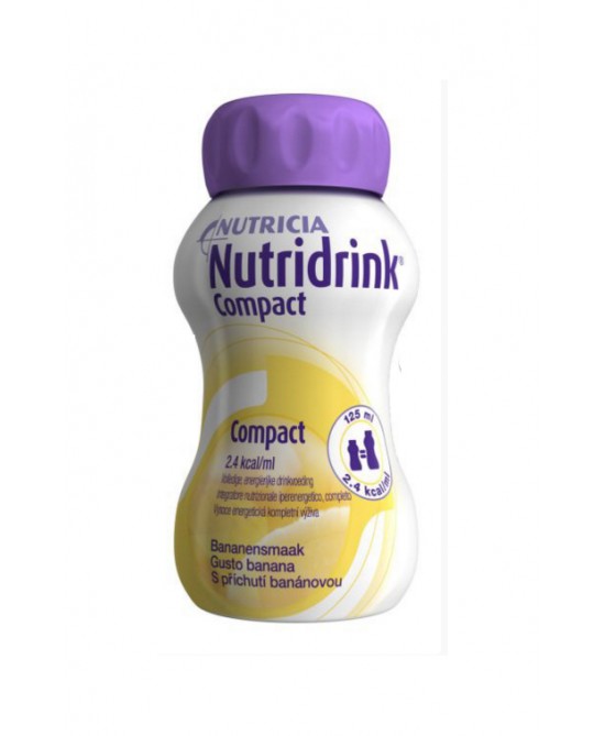 NUTRICIA NUTRIDRINK COMPACT GUSTO BANANA 4 BOTTIGLIE DA 125 ML - Farmaciapacini.it