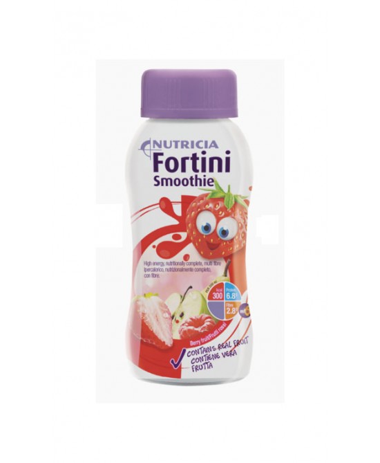 FORTINI SMOOTHIE MULTI FIBRE GUSTO FRUTTI ROSSI 200 ML - Farmaciapacini.it