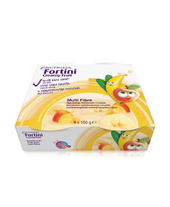 FORTINI CREAMY FRUIT MULTI FIBRE FRUTTI GIALLI 4X100 G - Farmaciapacini.it