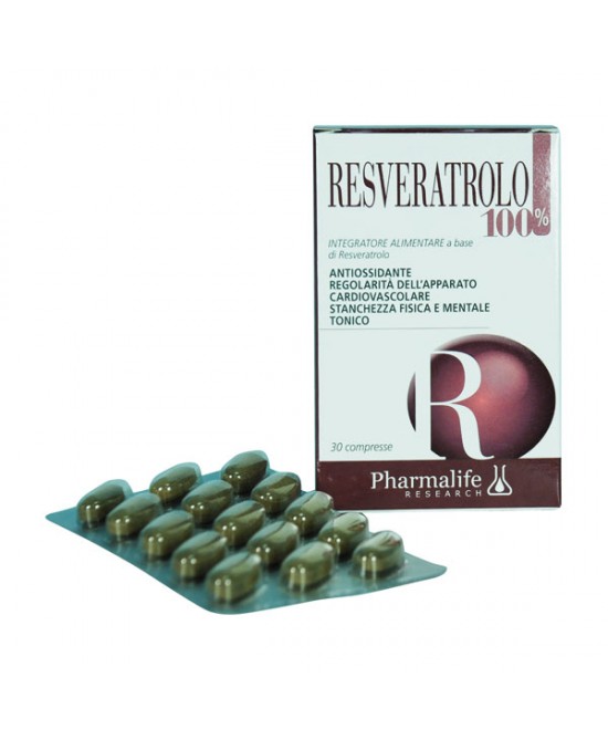 RESVERATROLO 100% 30 COMPRESSE - Farmaciapacini.it
