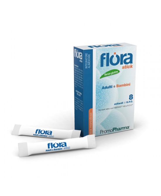 FLORA 8 10 STICK OROSOLUBILI ADULTI E BAMBINI - Farmaciapacini.it