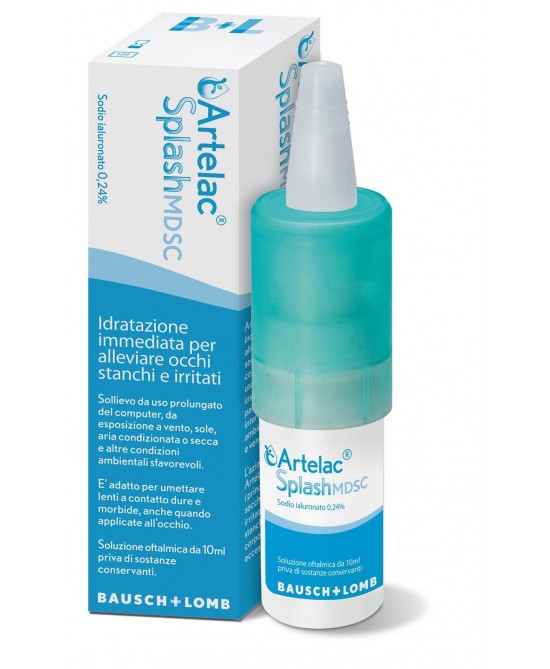 ARTELAC SPLASH MULTIDOSE GOCCE OCULARI FLACONE 10 ML - Farmaciapacini.it