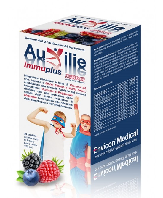 AUXILIE IMMUPLUS JUNIOR SOLUBILE 30 STICK PACK - Farmaciapacini.it