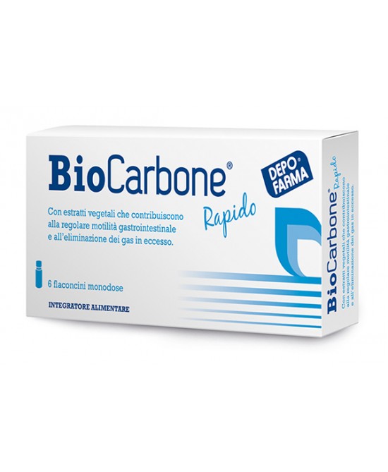 BIOCARBONE RAPIDO 8 FLACONCINI - Farmaciapacini.it