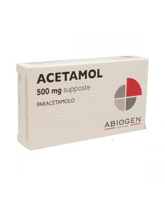 ACETAMOL*10SUPP 500MG - Farmaciapacini.it