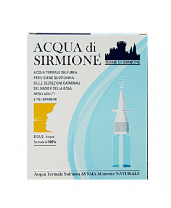 ACQUA SIRMIONE MINERALE NATURALE 6 FIALE 15 ML - Farmaciapacini.it
