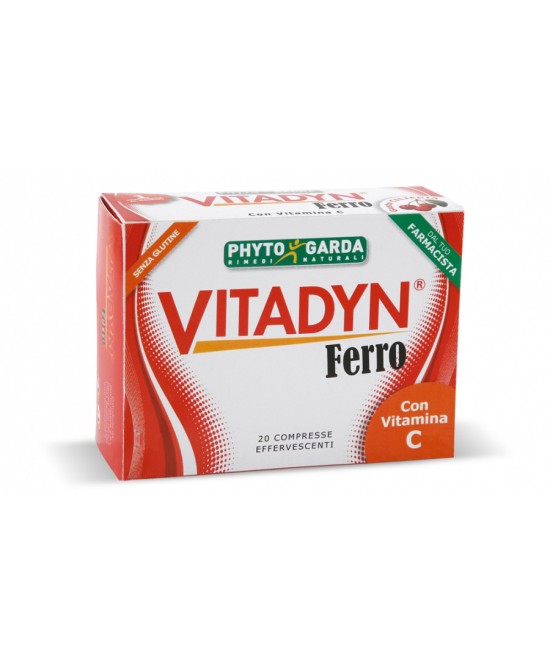 VITADYN FERRO + VITAMINA C 20 COMPRESSE EFFERVESCENTI - Farmaciapacini.it