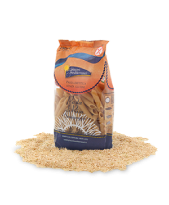 PIACERI MEDITERRANEI PASTA RISO PENNE RIGATE 250 G - Farmaciapacini.it