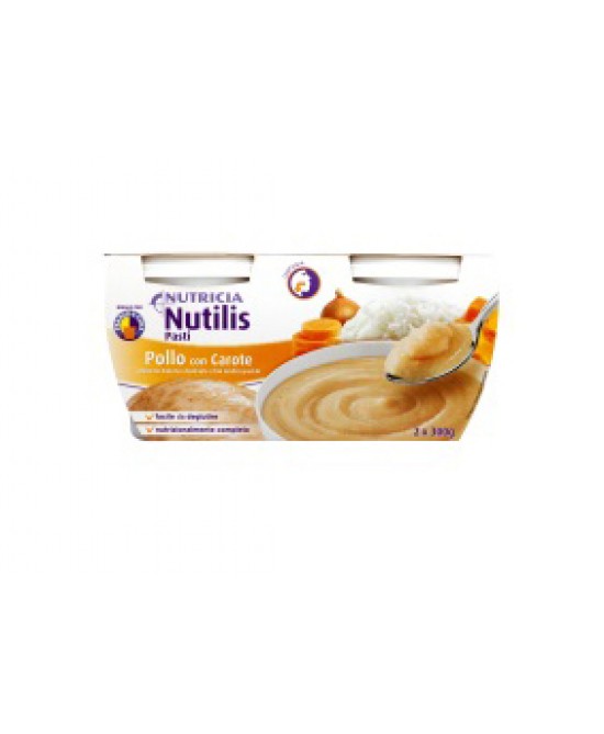 NUTILIS PASTI POLLO CON CAROTE 2 X 300 G - Farmaciapacini.it