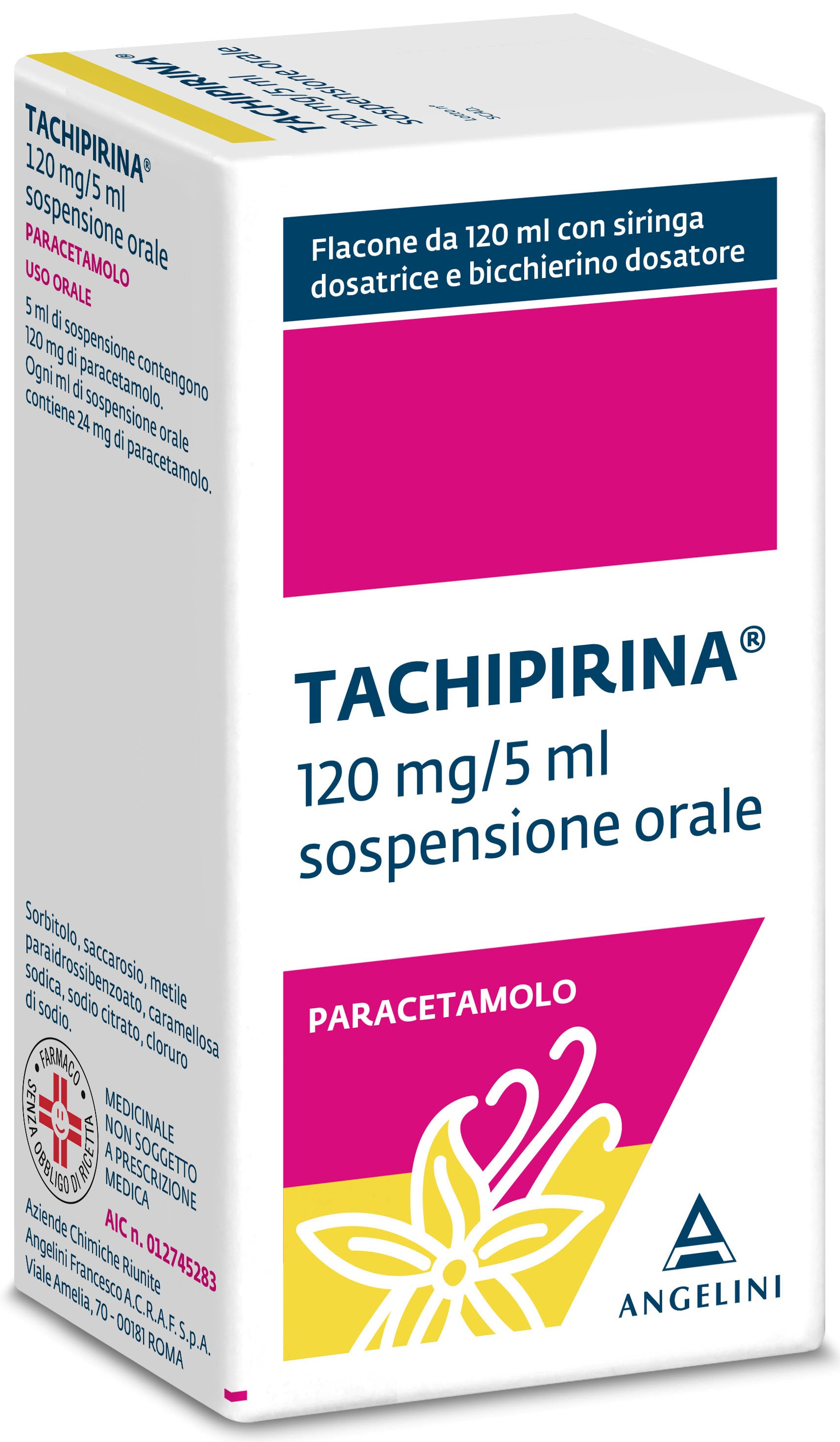 TACHIPIRINA*SOSP 120ML VAN/CAR - Farmaciapacini.it