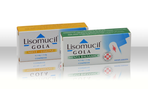 Lisomucil Gola Dequalinio Clururo E Enossolone 0.5mg + 5mg Miele Limone 20 Compresse - Farmaciapacini.it