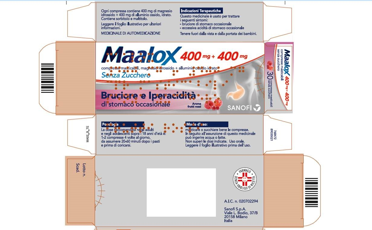 MAALOX*S/Z 30CPR MAST400+400MG - Farmaciapacini.it