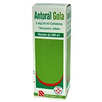 Recordati Antoral Gola Colluttorio 5mg/10ml Antisettico Cavo Orale Flacone 200ml - Farmaciapacini.it