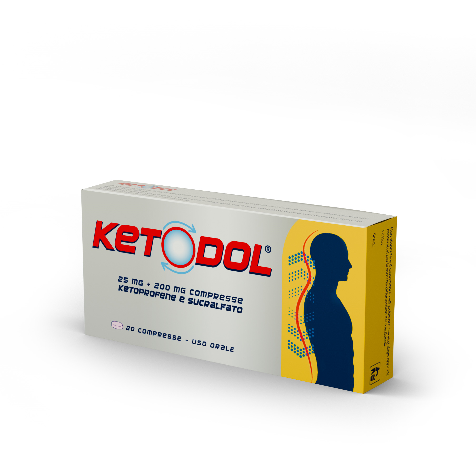 KETODOL*20CPR 25MG+200MG - Farmaciapacini.it