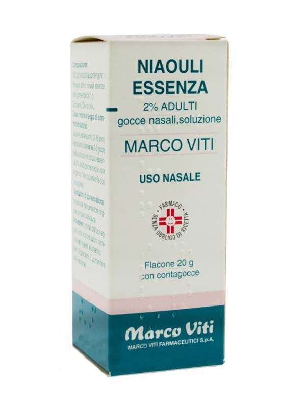 NIAOULI ESSENZA MV*2% GTT 20G - Farmaciapacini.it